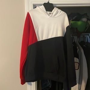 Red, White, Black Reverb Hoodie NWT Size L